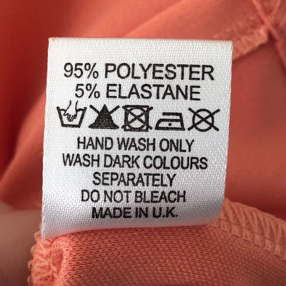 NWOT Missguided Bright Coral Halter Bodycon Mini Dress | Size 1 - Picture 7 of 8
